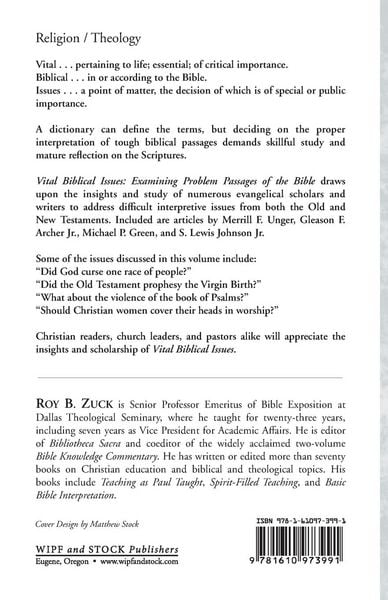 Produktbild: Vital Biblical Issues