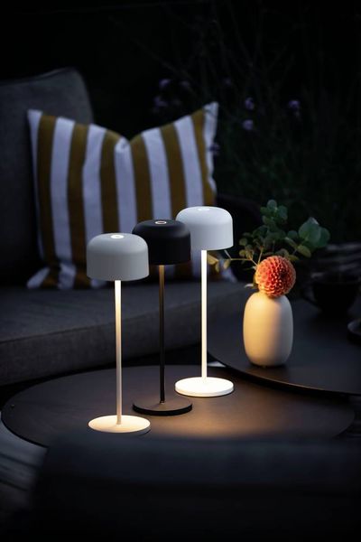 Produktbild: Konstsmide 7834-750 Lille LED-Akku-Tischlampe 3.5W Warmwei&szlig; Schwarz