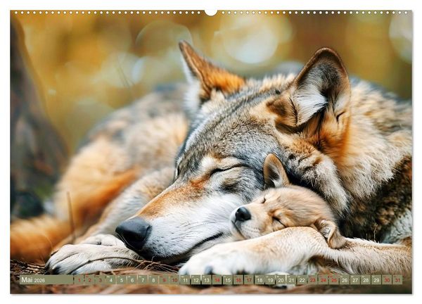 Produktbild: Die wilden Hunde (Wandkalender 2026 DIN A2 quer), CALVENDO Monatskalender