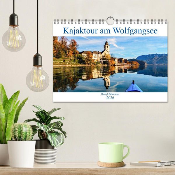 Produktbild: Kajaktour am Wolfgangsee (Wandkalender 2026 DIN A4 quer), CALVENDO Monatskalender