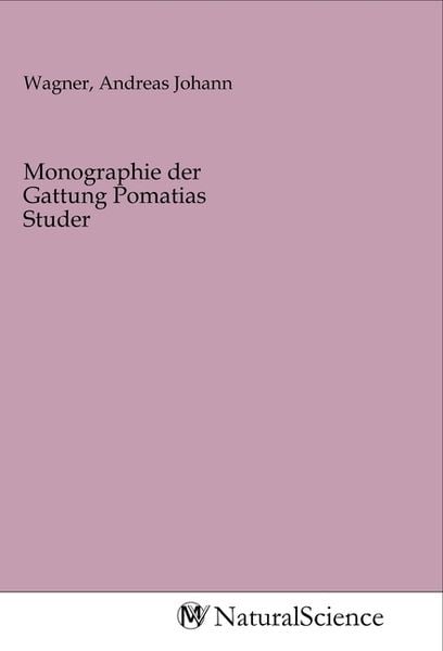 Produktbild: Monographie der Gattung Pomatias Studer