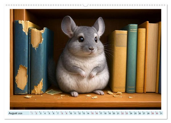 Produktbild: Vom Gl&uuml;ck, ein Nagetier zu sein (Wandkalender 2026 DIN A2 quer), CALVENDO Monatskalender