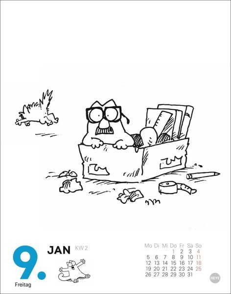 Produktbild: Simons Katze Tagesabreißkalender 2026