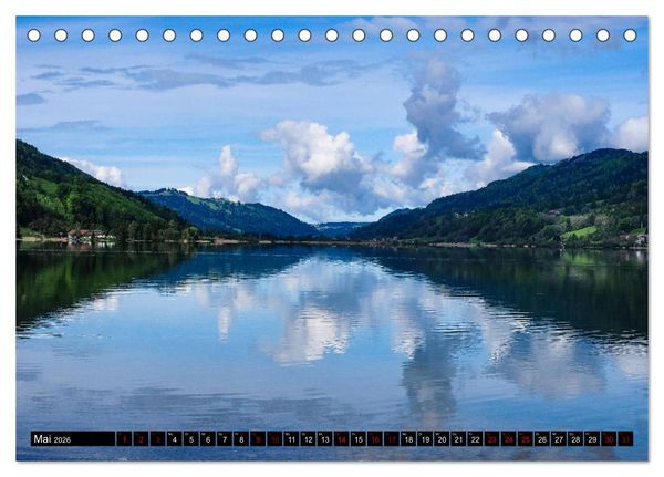 Produktbild: Ausflugsziele rund um Isny (Tischkalender 2026 DIN A5 quer), CALVENDO Monatskalender