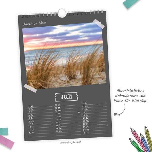 Produktbild: Trötsch Foto- und Bastelkalender A4 2026