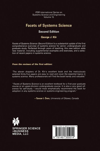 Produktbild: Facets of Systems Science