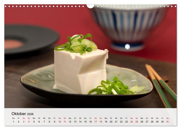 Produktbild: Japanese Cuisine (Wandkalender 2026 DIN A3 quer), CALVENDO Monatskalender