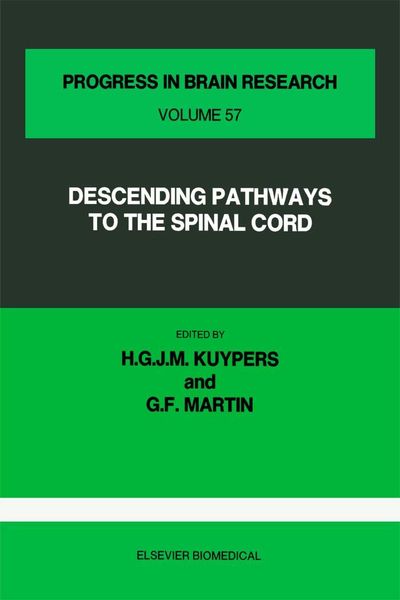 Produktbild: Descending Pathways to the Spinal Cord