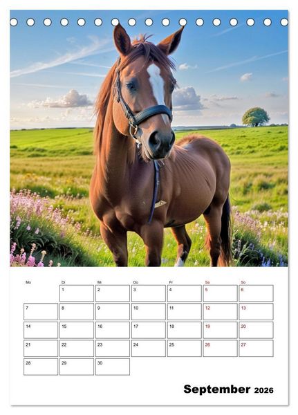 Produktbild: Mit Tieren hinein in das neue Jahr (Tischkalender 2026 DIN A5 hoch), CALVENDO Monatskalender