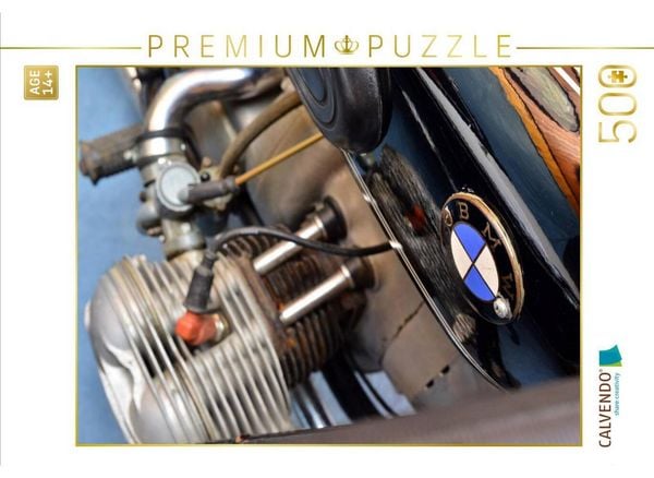 CALVENDO Puzzle Ein Motiv aus dem Kalender BMW R 51/3 Gespann | 500 Teile Lege-Größe 48 × 36 cm Foto-Puzzle für Erwachsene
