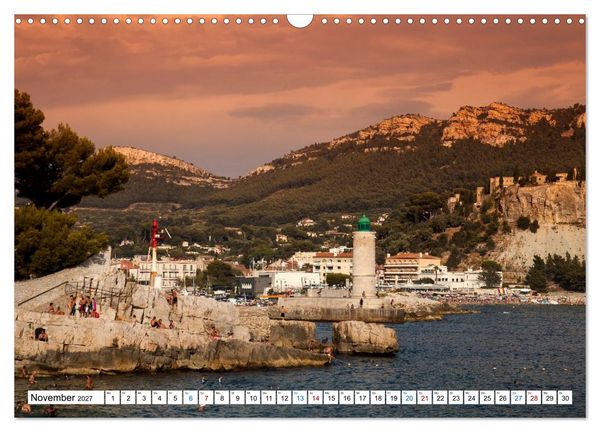 Produktbild: C&ocirc;te d&rsquo;Azur Glanzlichter an der franz&ouml;sischen Mittelmeerk&uuml;ste (Wandkalender 2027 DIN A3 quer), CALVENDO Monatskalender