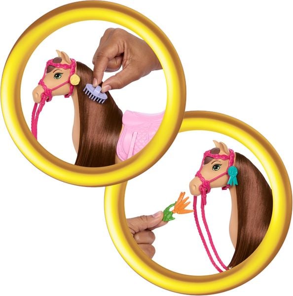 Produktbild: Barbie Mysteries: Das geheimnisvolle Pferdeabenteuer - Pferdestall-Spielset mit Puppe