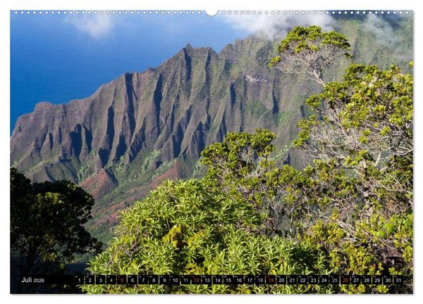 Produktbild: Hawai'i - Teil 1 (hochwertiger Premium Wandkalender 2026 DIN A2 quer), Kunstdruck in Hochglanz