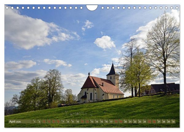 Produktbild: Unterwegs im N&uuml;rnberger Land (Wandkalender 2026 DIN A4 quer), CALVENDO Monatskalender