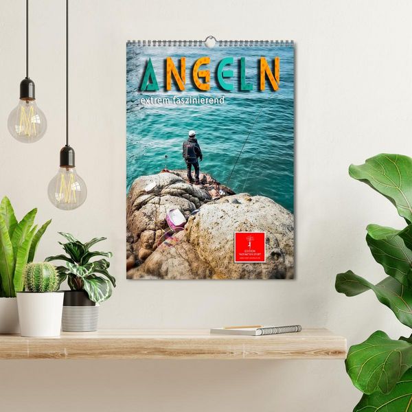 Produktbild: Angeln - extrem faszinierend (Wandkalender 2026 DIN A3 hoch), CALVENDO Monatskalender
