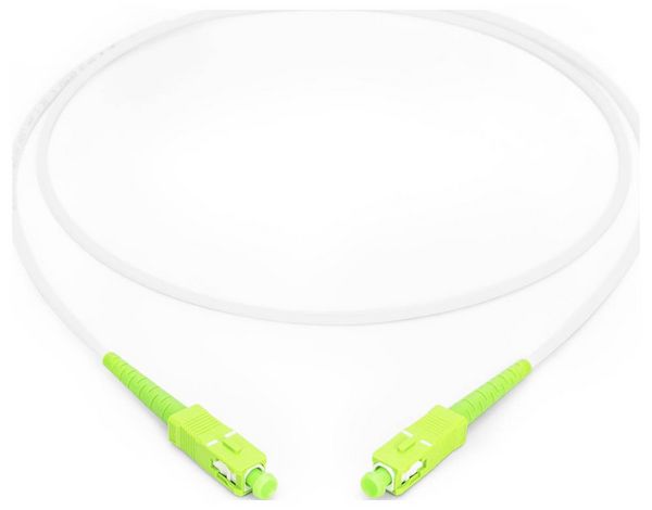 Produktbild: Digitus DK-2922A-05-SCA-SX Glasfaser LWL, Glasfaser Anschlusskabel 500 cm Wei&szlig;, Gr&uuml;n, Limettengr&uuml;n, lime green [1x SC APC-Stecker - 1x SC APC-Steck