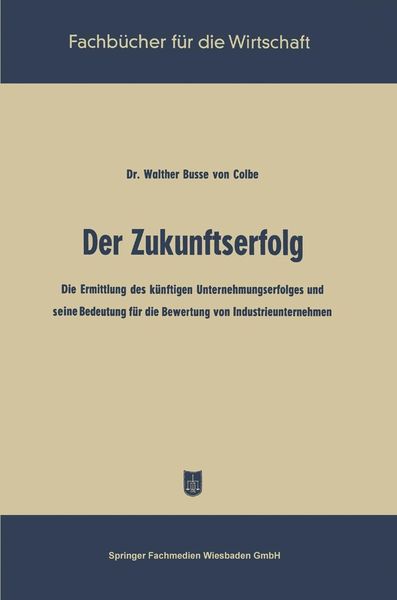 Produktbild: Der Zukunftserfolg