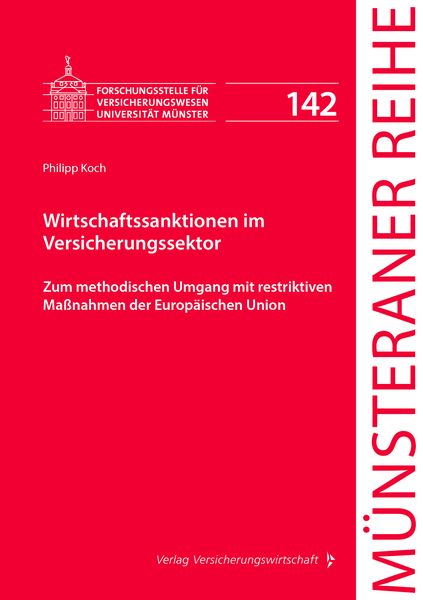 Wirtschaftssanktionen im Versicherungssektor, Taschenbuch von Philipp Koch, Vvw GmbH, 978-3-96329-363-4