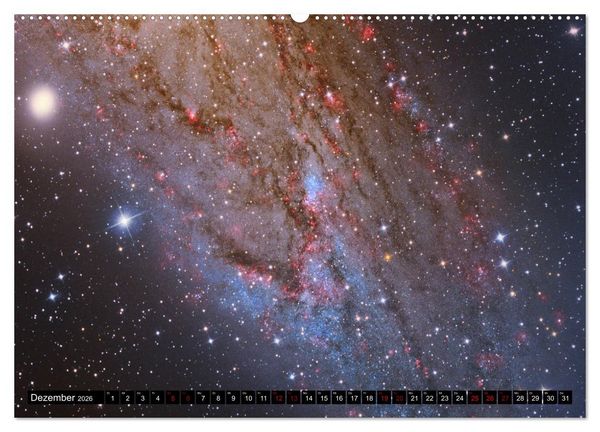 Produktbild: Galaxien des Nordhimmels (Wandkalender 2026 DIN A2 quer), CALVENDO Monatskalender