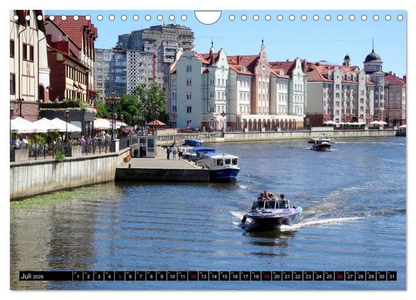Produktbild: Kaliningrad - Das russische K&ouml;nigsberg (Wandkalender 2026 DIN A4 quer), CALVENDO Monatskalender