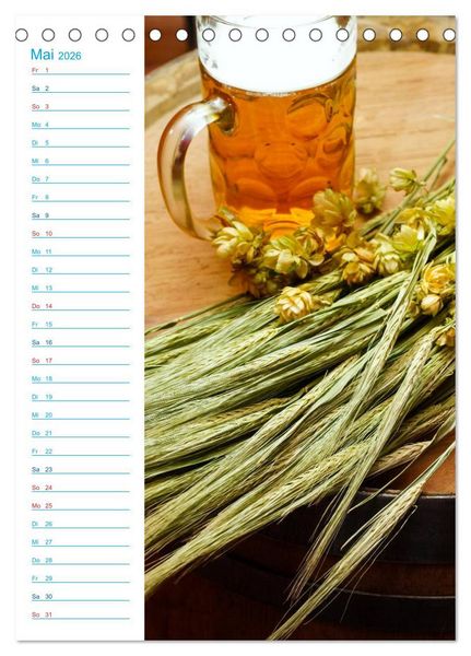 Produktbild: Bier (Tischkalender 2026 DIN A5 hoch), CALVENDO Monatskalender
