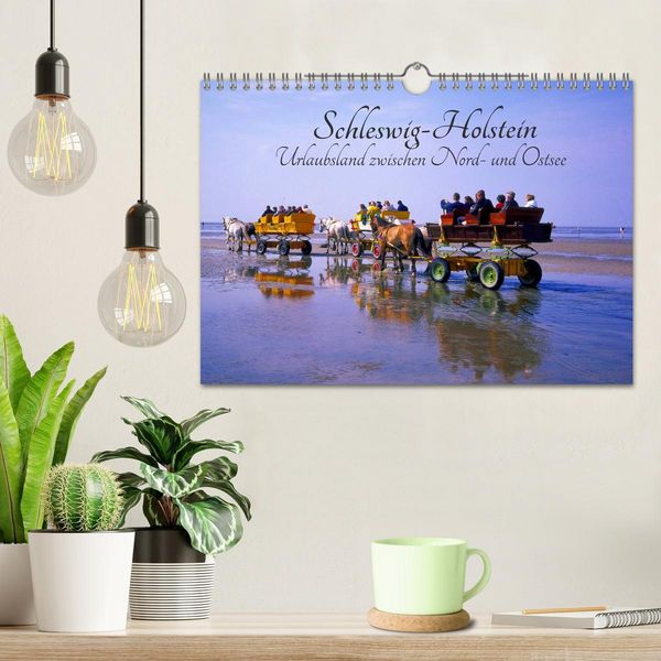 Produktbild: Schleswig-Holstein, Urlaubsland zwischen Nord- und Ostsee (Wandkalender 2026 DIN A4 quer), CALVENDO Monatskalender