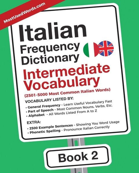 Produktbild: Italian Frequency Dictionary - Intermediate Vocabulary