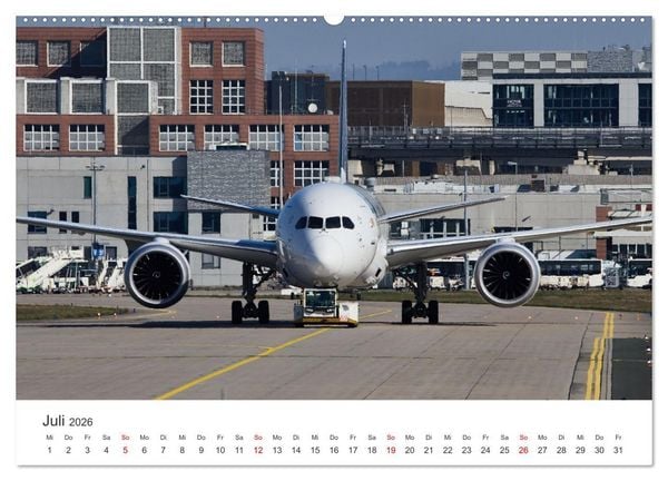 Produktbild: Frankfurt Airport - EDDF (Wandkalender 2026 DIN A2 quer), CALVENDO Monatskalender