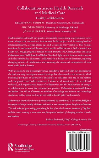 Produktbild: Collaboration across Health Research and Medical Care
