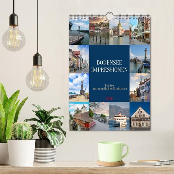 Produktbild: Bodensee Impressionen (Wandkalender 2026 DIN A4 hoch), CALVENDO Monatskalender