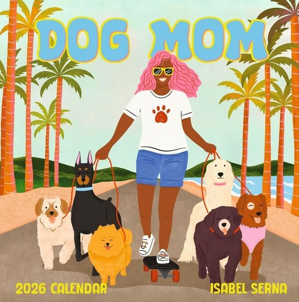 Produktbild: Dog Mom Wall Calendar 2026