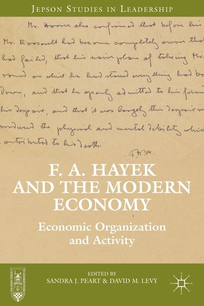 Produktbild: F. A. Hayek and the Modern Economy