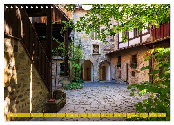 Produktbild: Romantisches Erfurt - Reise durch das sch&ouml;ne Th&uuml;ringen (Wandkalender 2026 DIN A4 quer), CALVENDO Monatskalender