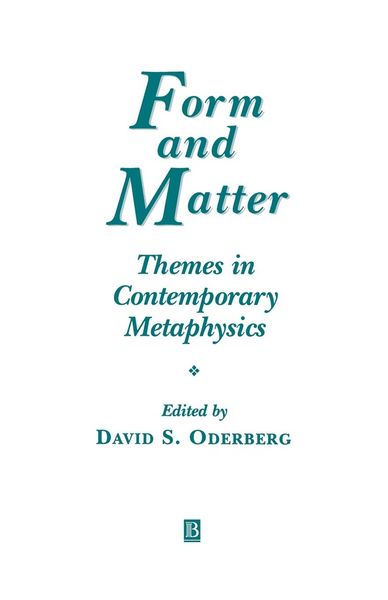 Produktbild: Oderbert: Form and Matter