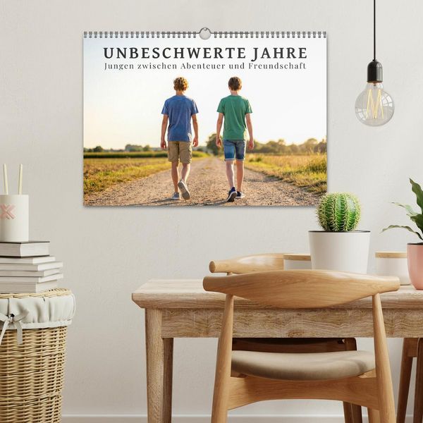 Produktbild: Unbeschwerte Jahre - Jungen zwischen Abenteuer und Freundschaft (Wandkalender 2027 DIN A3 quer), CALVENDO Monatskalender
