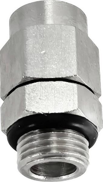Produktbild: TRU COMPONENTS Verschraubung TC-14378368 TC-BKC0850-G02 Innengewinde 5 mm Au&szlig;engewinde: 8 mm Gewinde-Ma&szlig;: G 1/4 1 St.