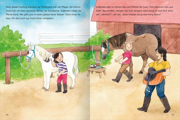 Produktbild: Mit Stickern Lesen lernen &ndash; Ferien auf dem Reiterhof