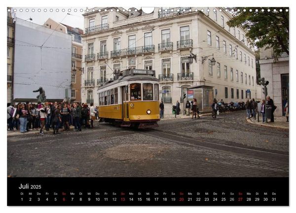Produktbild: Mit der Tram durch Lissabon (Wandkalender 2025 DIN A3 quer), CALVENDO Monatskalender