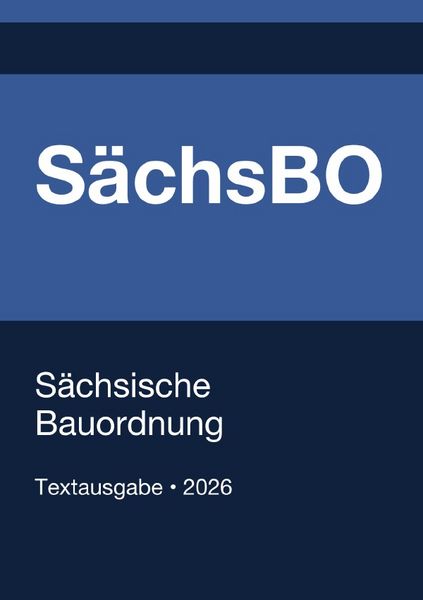 Produktbild: S&auml;chsBO - S&auml;chsische Bauordnung 2026