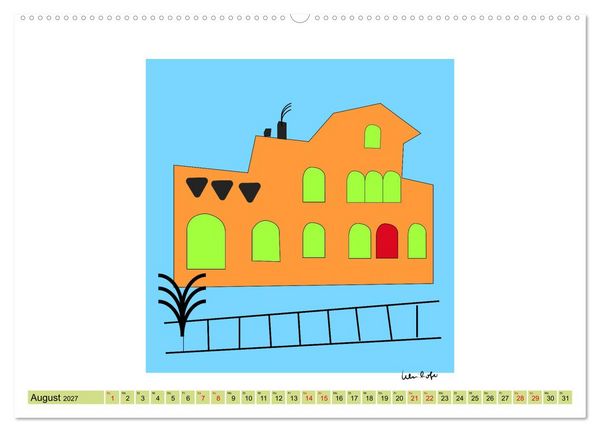 Produktbild: DudoDigital (Wandkalender 2027 DIN A2 quer), CALVENDO Monatskalender