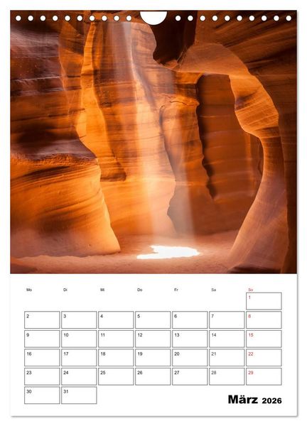 Produktbild: USA S&uuml;dwest Facettenreiche Landschaften (Wandkalender 2026 DIN A4 hoch), CALVENDO Monatskalender