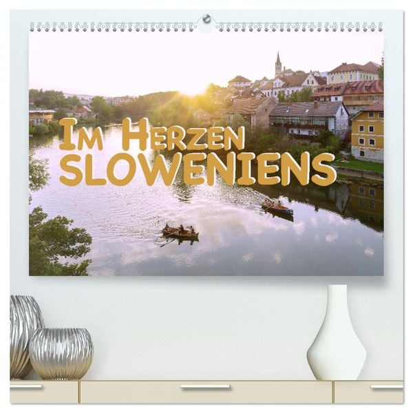 Im Herzen Sloweniens (hochwertiger Premium Wandkalender 2025 DIN A2 quer), Kunstdruck in Hochglanz