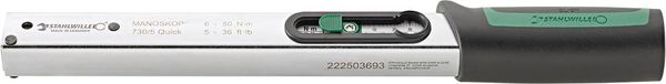Produktbild: Stahlwille 730/5 QUICK 50184005 Drehmomentschl&uuml;ssel 6 - 50 Nm