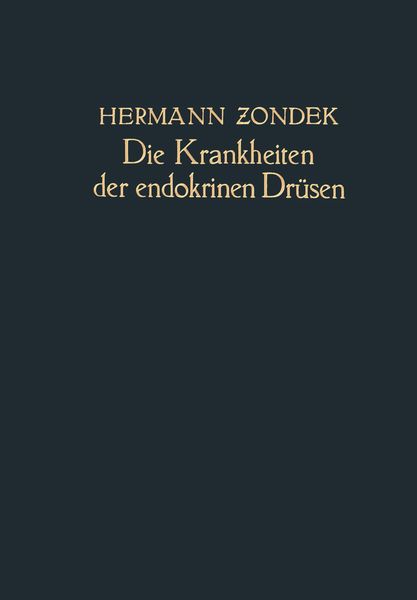 Produktbild: Die Krankheiten der Endokrinen Dr&uuml;sen