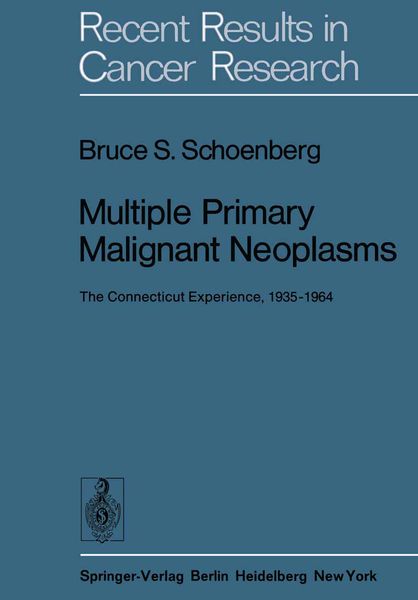 Produktbild: Multiple Primary Malignant Neoplasms
