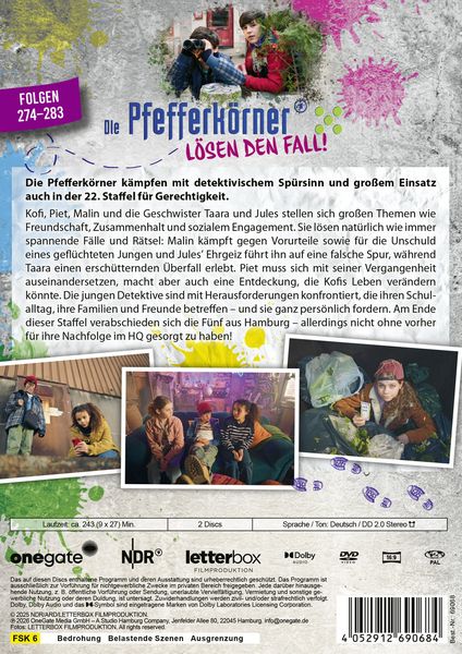 Produktbild: Die Pfefferk&ouml;rner - Staffel 22 [2 DVDs]