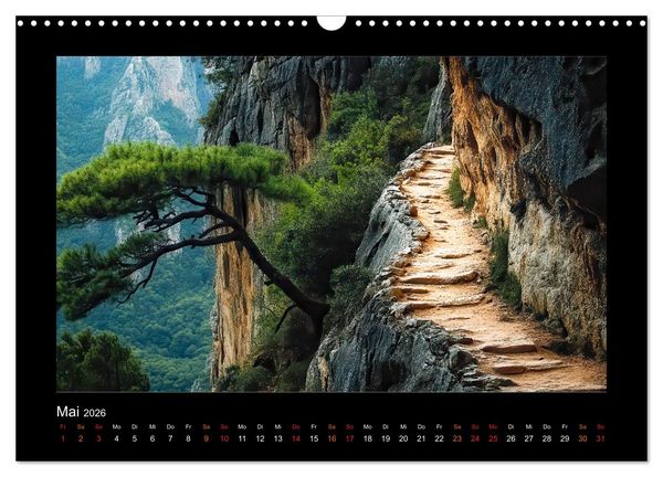 Produktbild: Abenteuerliche Wege (Wandkalender 2026 DIN A3 quer), CALVENDO Monatskalender