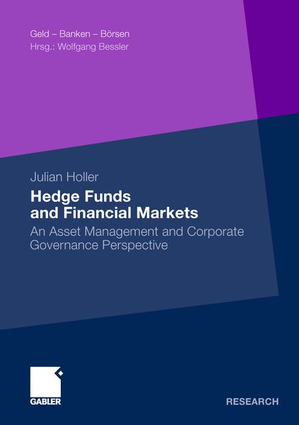 Produktbild: Hedge Funds and Financial Markets