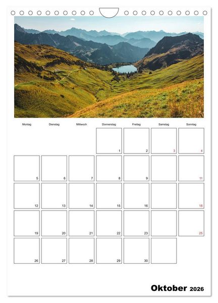 Produktbild: Bayerische Bergwelten (Wandkalender 2026 DIN A4 hoch), CALVENDO Monatskalender