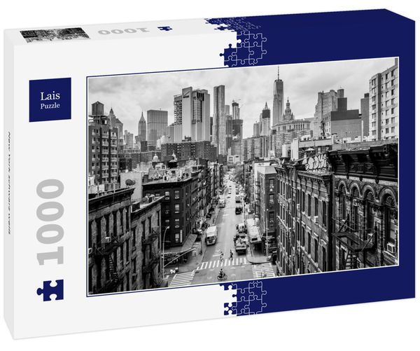 Produktbild: Lais Puzzle New York schwarz wei&szlig; 1000 Teile